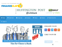 Tablet Screenshot of financeclap.com